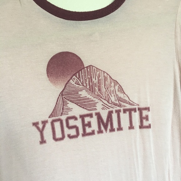 Pink Yosemite Ringer Tee - Picture 2 of 2